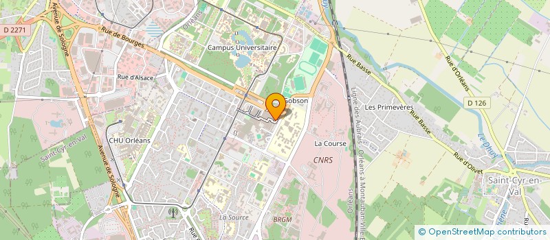 localisation de l'entreprise MONSIEUR SEYED-HELALODIN SADEGHI  ORLEANS