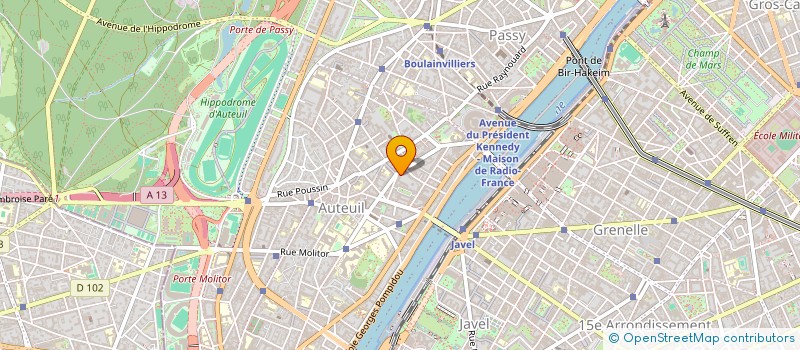 localisation de l'entreprise MONSIEUR SEYED KABIR  PARIS