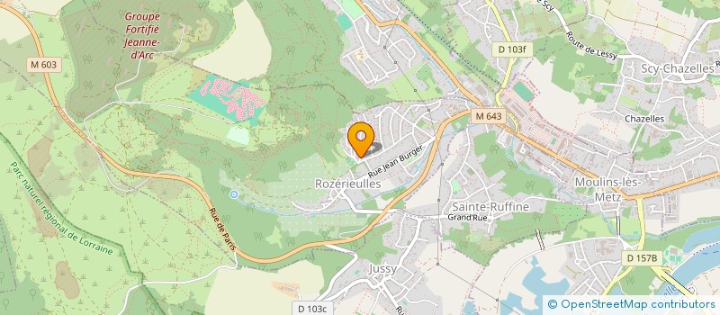 localisation de l'entreprise MONSIEUR SEYED MASSOUD KHORRAMINEJAD  ROZERIEULLES