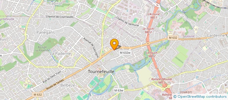 localisation de l'entreprise MONSIEUR SEYED MOGHADASZADEH  TOURNEFEUILLE