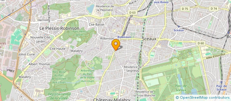 localisation de l'entreprise MONSIEUR SEYED MOHAMMAD AGHILI à SCEAUX