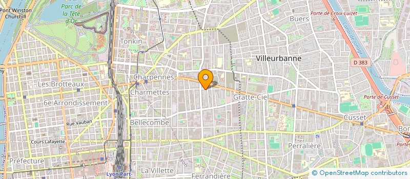 localisation de l'entreprise MONSIEUR SEYFEDDINE HALLAB  VILLEURBANNE