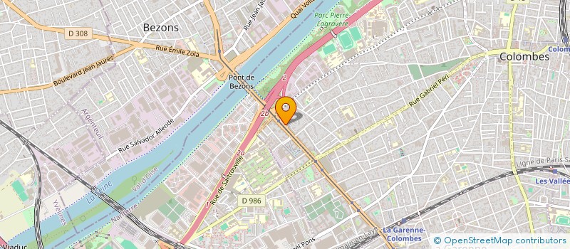 localisation de l'entreprise MONSIEUR SEYFEDIN KAHLI  COLOMBES