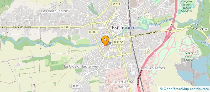 localisation de l'entreprise MONSIEUR SEYFI BEZGIN à ISSOIRE