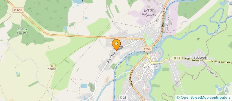 localisation de l'entreprise MONSIEUR SEYHAN BUCAK  SARRALBE