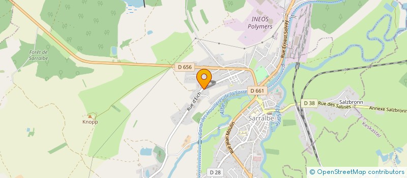 localisation de l'entreprise MONSIEUR SEYHAN BUCAK  SARRALBE