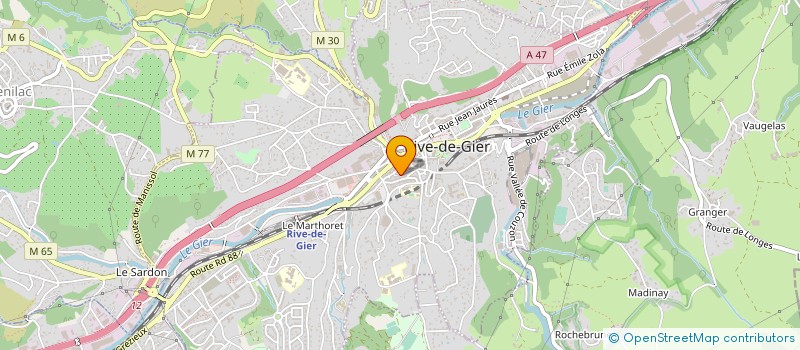 localisation de l'entreprise MONSIEUR SEYHAN KONUK  RIVE-DE-GIER