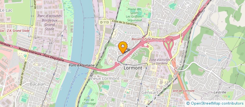 localisation de l'entreprise MONSIEUR SEYIT KARABACAK  LORMONT