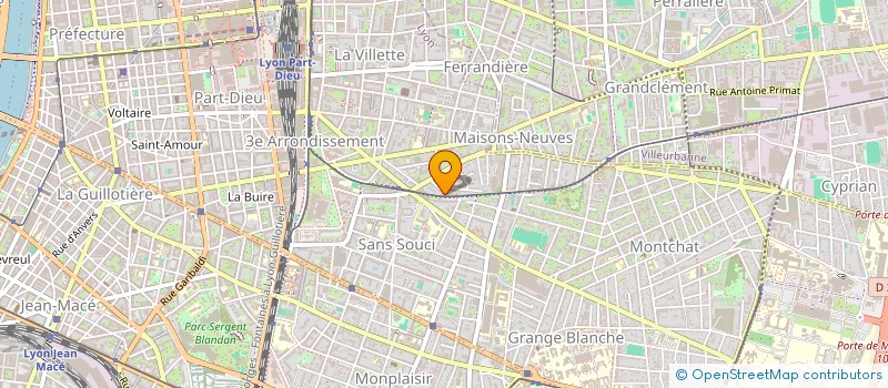 localisation de l'entreprise MONSIEUR SEYYED TLIDJANE  LYON