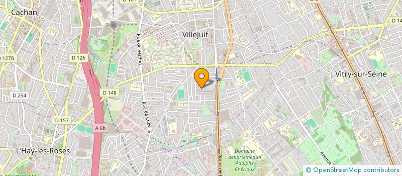 localisation de l'entreprise MONSIEUR SEYYEDHAMID HOSSEINI à VILLEJUIF