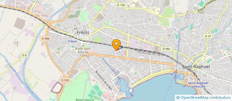 localisation de l'entreprise MONSIEUR SEYYIDAHMED NICHANI à FREJUS