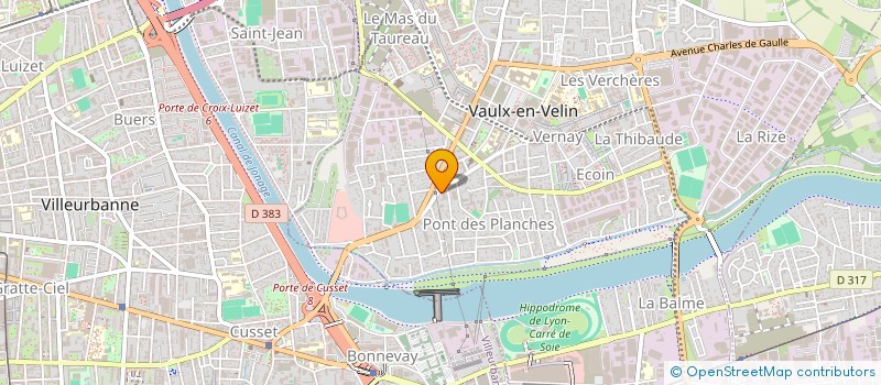 localisation de l'entreprise MONSIEUR SEZAI AYDOGAN  VAULX-EN-VELIN