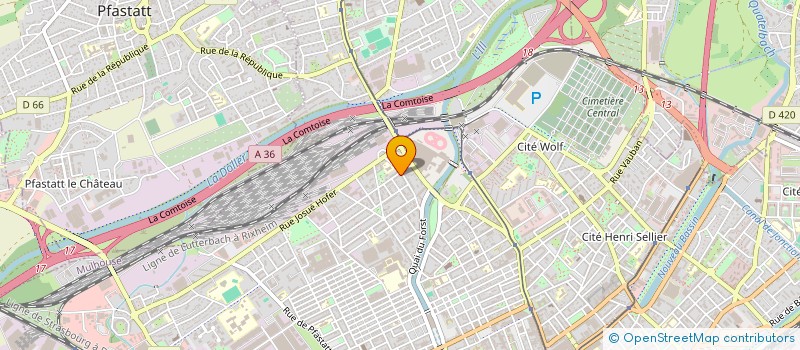 localisation de l'entreprise MONSIEUR SEZAI ERTUNC  MULHOUSE