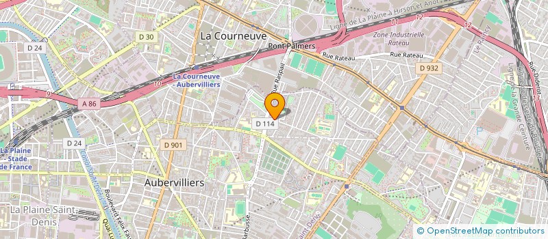 localisation de l'entreprise MONSIEUR SEZARD ZAGORE  AUBERVILLIERS