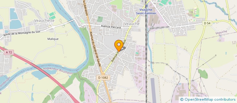 localisation de l'entreprise MONSIEUR SEZER DOGAN  VEAUCHE