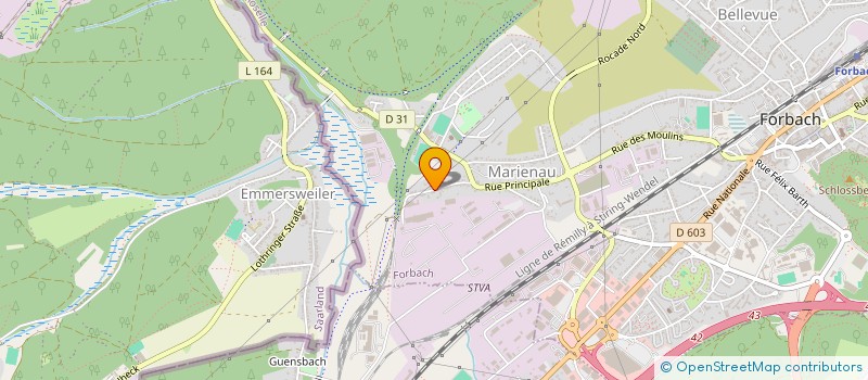 localisation de l'entreprise MONSIEUR SEZER SAHIN  FORBACH