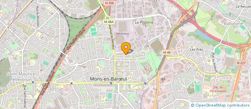 localisation de l'entreprise MONSIEUR SEZGIN GUNAYDIN  MONS-EN-BARUL