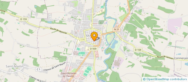 localisation de l'entreprise MONSIEUR SHAAD GUERRACHLI  MIRANDE