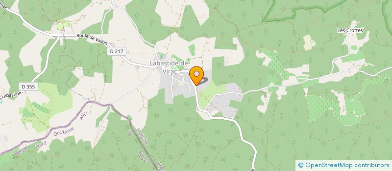 localisation de l'entreprise MONSIEUR SHAAN SAUZEAT à LABASTIDE-DE-VIRAC