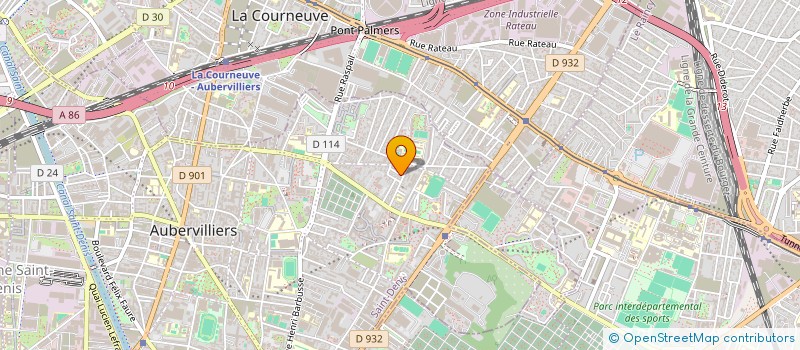 localisation de l'entreprise MONSIEUR SHABBIR AHMED  AUBERVILLIERS