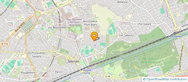 localisation de l'entreprise MONSIEUR SHABBIR GHULAM à SEVRAN