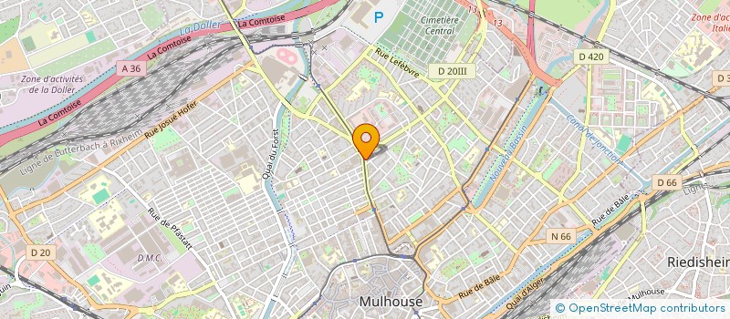 localisation de l'entreprise MONSIEUR SHABIR AMANI  MULHOUSE