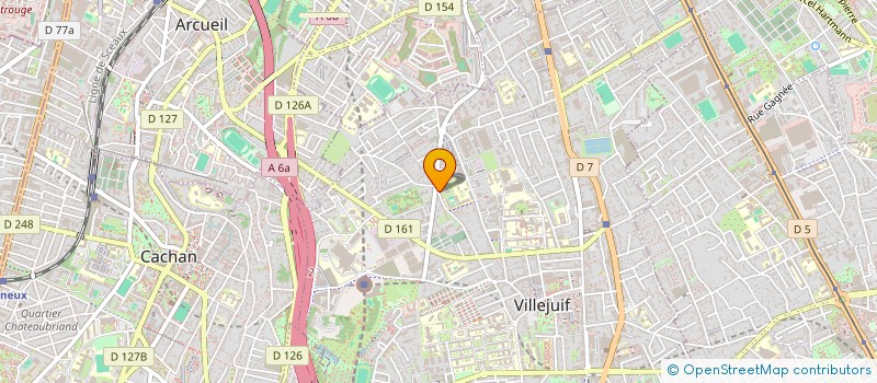 localisation de l'entreprise MONSIEUR SHABIR DJAKIODINE  VILLEJUIF