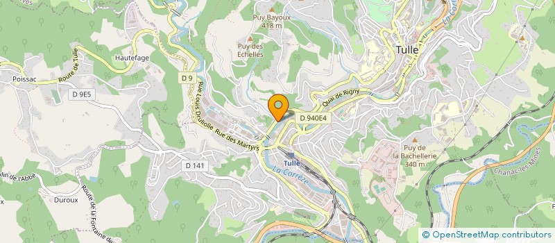 localisation de l'entreprise MONSIEUR SHABIR SIDDIQI  TULLE