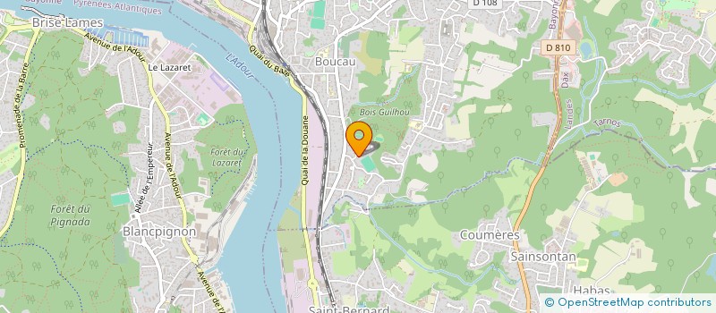 localisation de l'entreprise MONSIEUR SHABY RIFFEL  BOUCAU