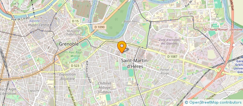 localisation de l'entreprise MONSIEUR SHADI ABRAS à SAINT-MARTIN-D'HERES