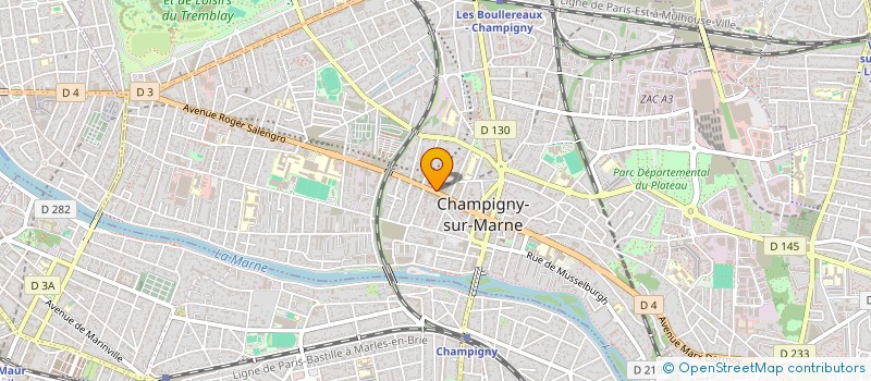 localisation de l'entreprise MONSIEUR SHADI BONJEAN à CHAMPIGNY-SUR-MARNE