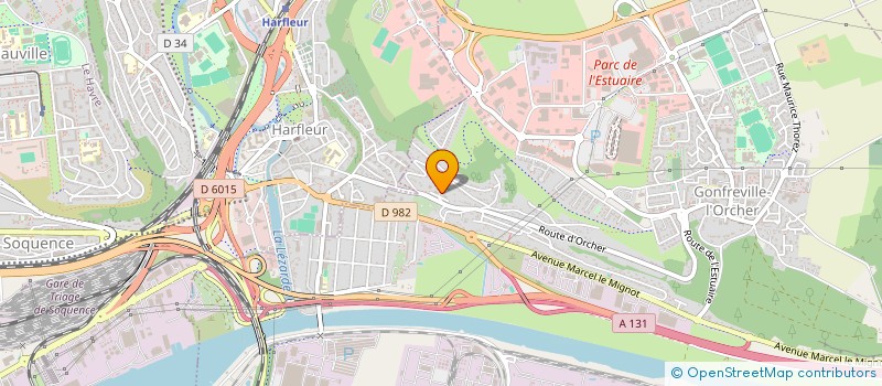 localisation de l'entreprise MONSIEUR SHADRACH AWOFISAN  GONFREVILLE-L'ORCHER