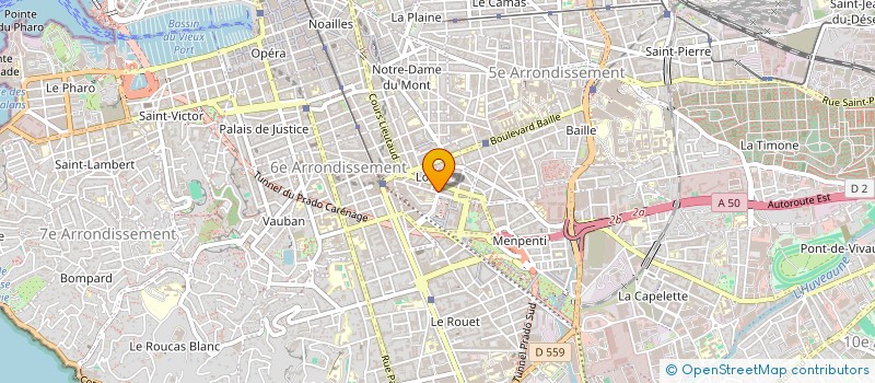 localisation de l'entreprise MONSIEUR SHADRAK BOUH-MANA--SAGLIO-ROSSINI à MARSEILLE