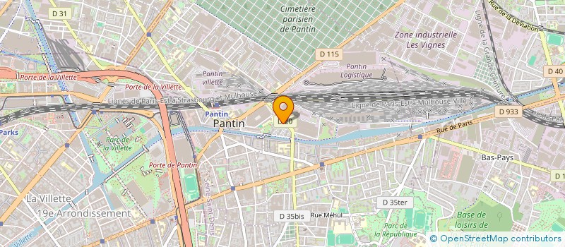 localisation de l'entreprise MONSIEUR SHAFI KHAN à PANTIN