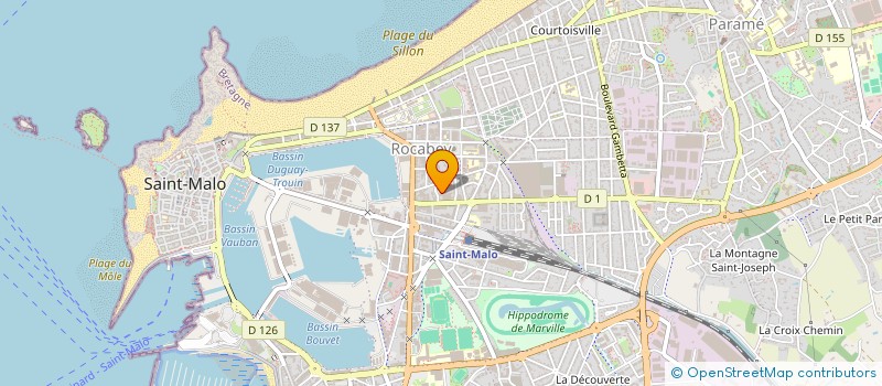 localisation de l'entreprise MONSIEUR SHAFI SAFI  SAINT-MALO