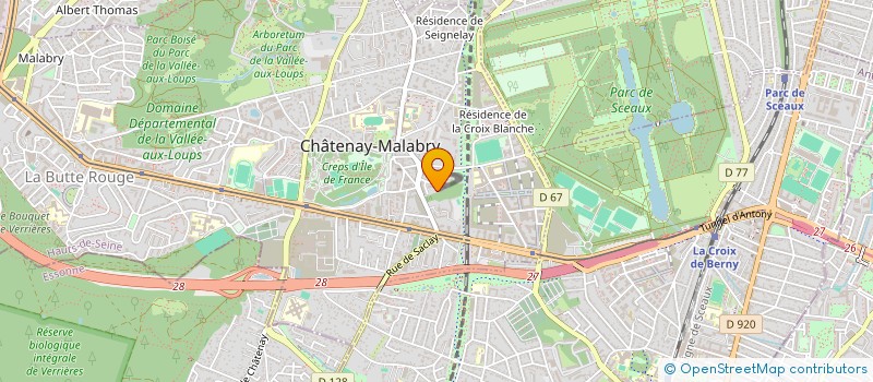 localisation de l'entreprise MONSIEUR SHAFIQ CHOYCHOO à CHATENAY-MALABRY