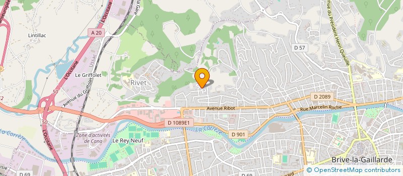 localisation de l'entreprise MONSIEUR SHAFIQ JALALZAI  BRIVE-LA-GAILLARDE