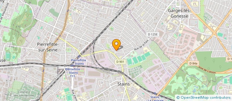 localisation de l'entreprise MONSIEUR SHAFIQULLAH MEENAWAL à STAINS