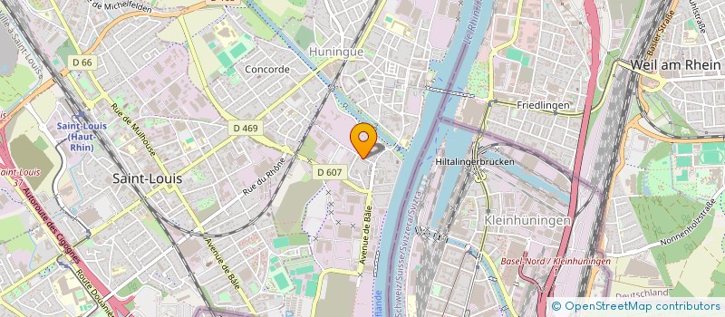 localisation de l'entreprise MONSIEUR SHAFIQULLAH SAFI  HUNINGUE