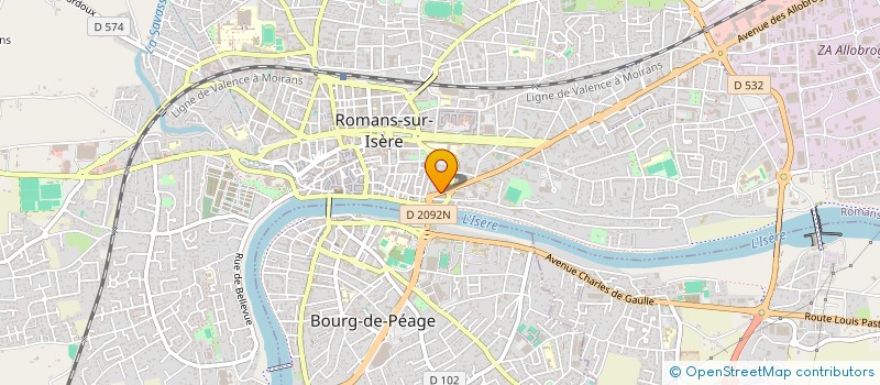 localisation de l'entreprise MONSIEUR SHAFIQULLAH SAYED  ROMANS-SUR-ISERE