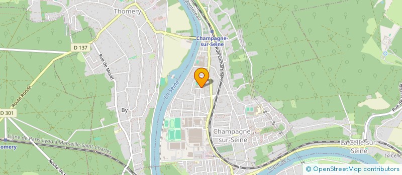 localisation de l'entreprise MONSIEUR SHAFIQULLAH SHINWARI  CHAMPAGNE-SUR-SEINE