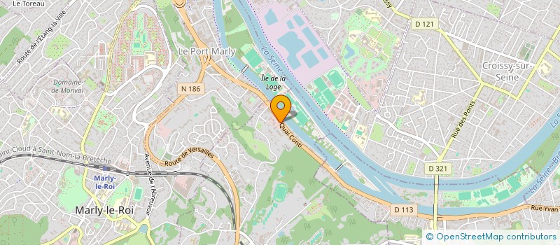 localisation de l'entreprise MONSIEUR SHAFIULHAQ AKBARI  LOUVECIENNES