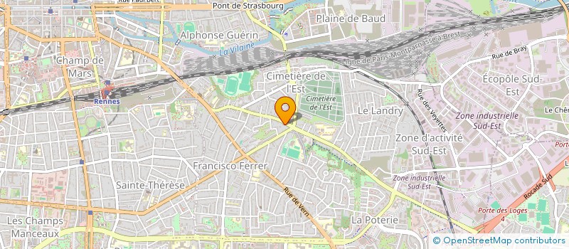 localisation de l'entreprise MONSIEUR SHAFIULLAH AFZALI  RENNES