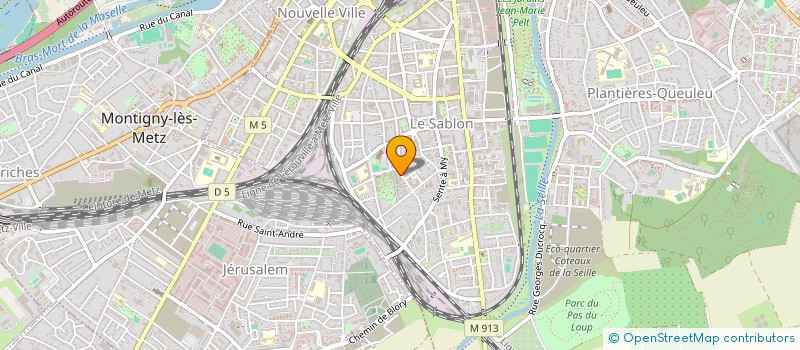 localisation de l'entreprise MONSIEUR SHAFIULLAH KHOGIANI  METZ