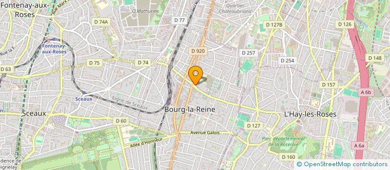 localisation de l'entreprise MONSIEUR SHAFIULLAH MICHANKHAIL à BOURG-LA-REINE