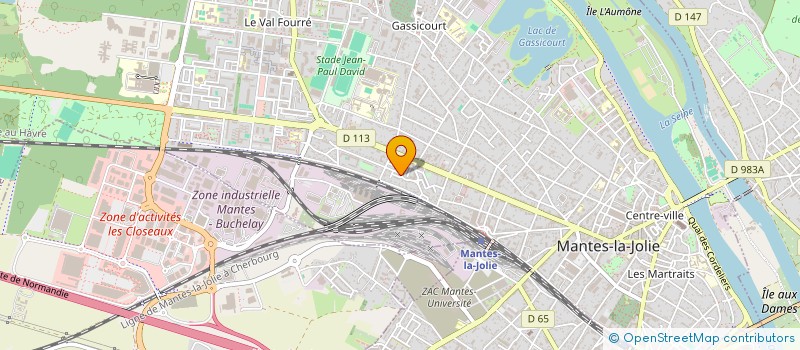 localisation de l'entreprise MONSIEUR SHAFIULLAH NASIRI  MANTES-LA-JOLIE