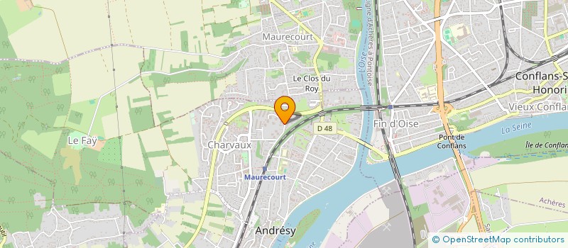 localisation de l'entreprise MONSIEUR SHAFIULLAH SAFI  ANDRESY