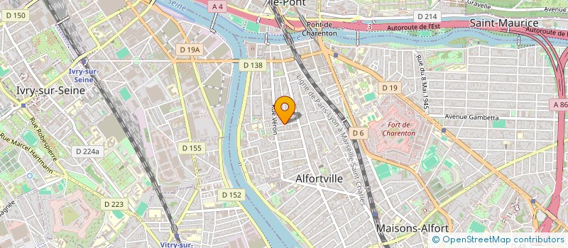 localisation de l'entreprise MONSIEUR SHAFIULLAH ZARIFI  ALFORTVILLE