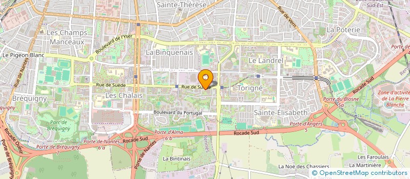 localisation de l'entreprise MONSIEUR SHAH AHMADI  RENNES