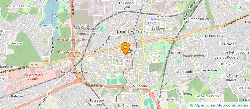 localisation de l'entreprise MONSIEUR SHAH MOHAMMAD NIAZI  JOUE-LES-TOURS